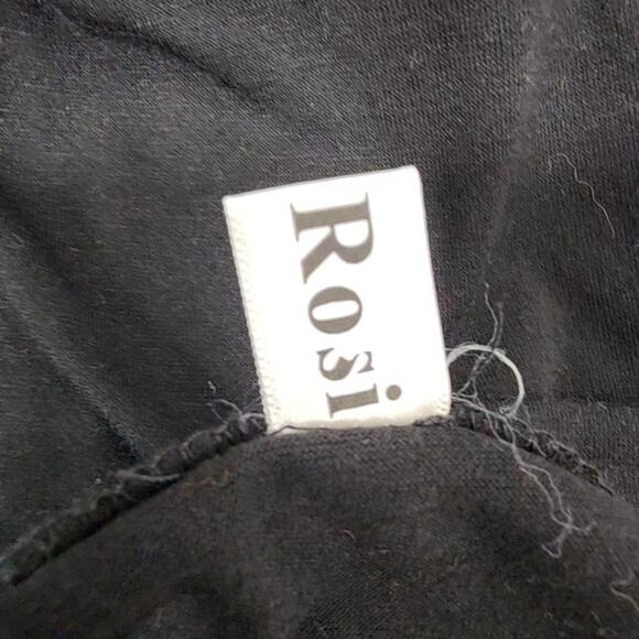 Leo Rosi Women's Gray Open Shoulder Long Sleeve Knit Top Size XL Casual Cutout - Picture 10 of 10